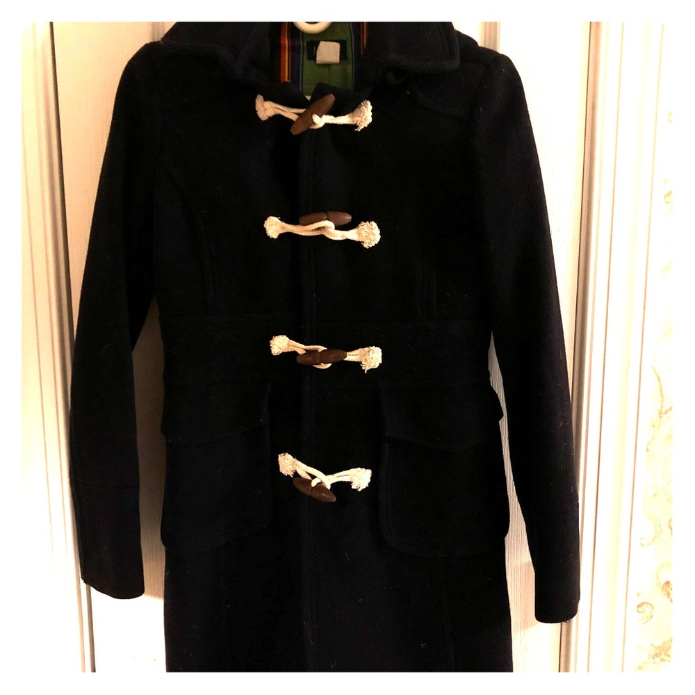 Navy Jcrew Winter Coat